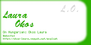 laura okos business card